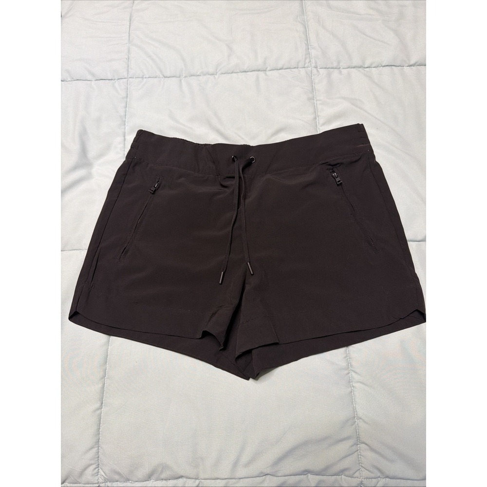 90 Degree By Reflex Shorts Women's XL Black Athletic Drawstring Zip-Pockets